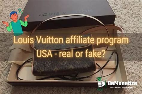 louis vuitton affiliate program is real or fake reddit|Louis Vuitton affiliate program scam.